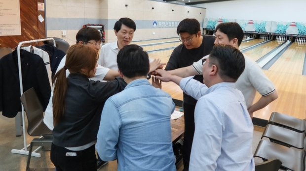 김민철 경상원장, 친화적 조직문화 조성 위해 사내 동호회 활동 참가